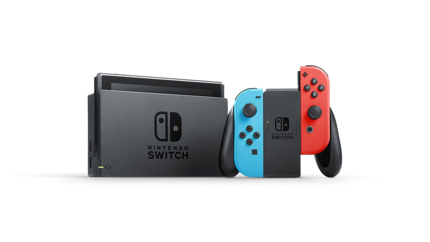 Nintendo Switch™ with Neon Blue and Neon Red Joy‑Con-Refurbished